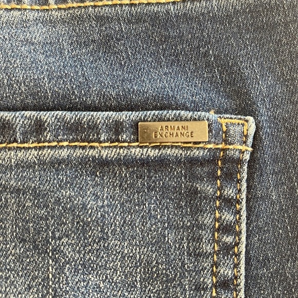 Armani Exchange Super Skinny Blue Jeans - Size 31R - Picture 9 of 11